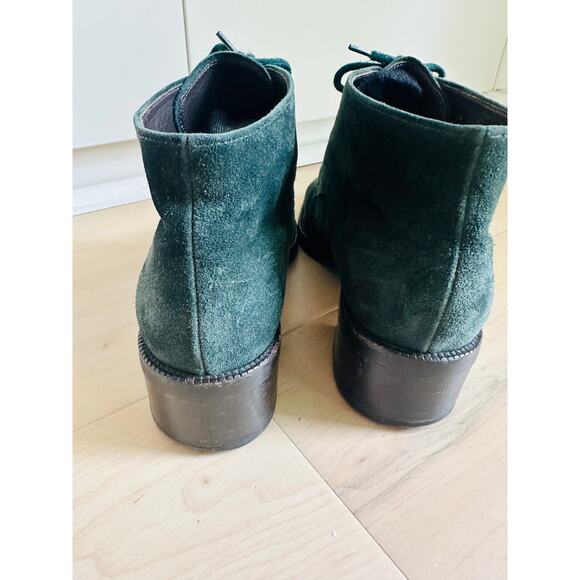 Vintage Bally Suede Boots Size 7 Ankle Boots Classic Quiet Luxury Designer Shoes - Picture 4 of 9